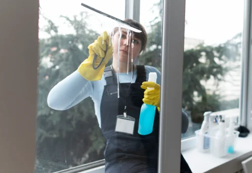 Nettoyage de vitres intérieures et extérieures à Pouxeux